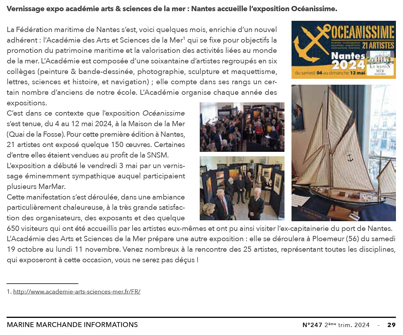 article Marine Marchande Informations 247 2024